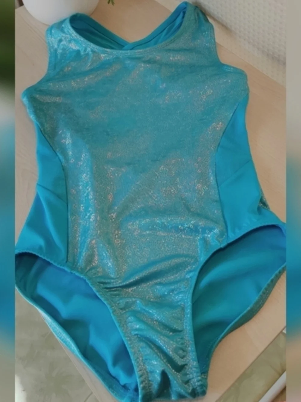 More Than Magic Girls Blue Swimsuit Size M(7/8)